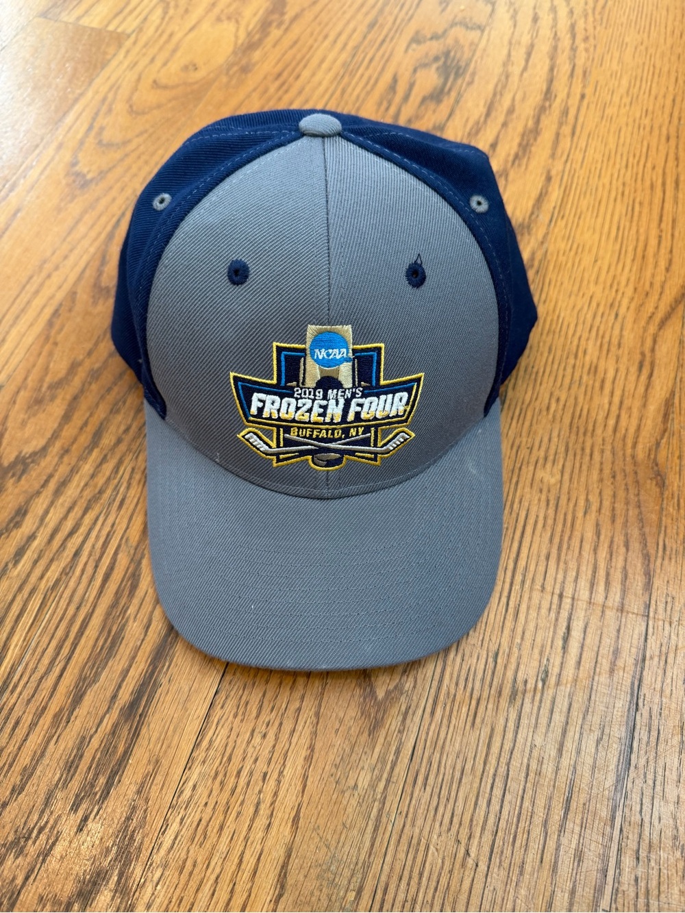 NCAA Gray & Navy 2019 Frozen Four Embroidered Cap